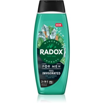 Radox Feel Invigorated Gel de duș pentru bărbați 2 in 1 - imagine 2